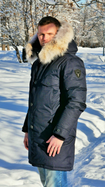 Пуховик Johan (Мужской; L; Black)